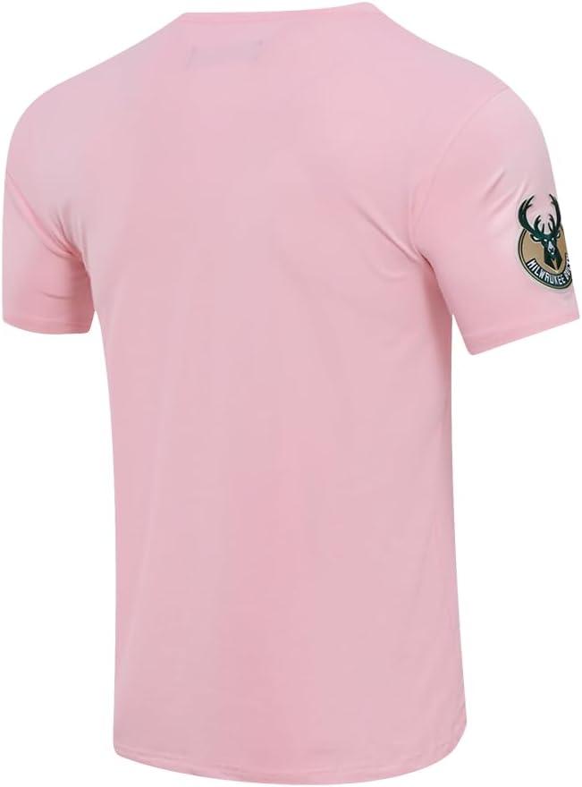 image:imagePro Standard NBA Mens Mens NBA Classic Chenille Cotton Single Jersey Short Sleeve TeePink