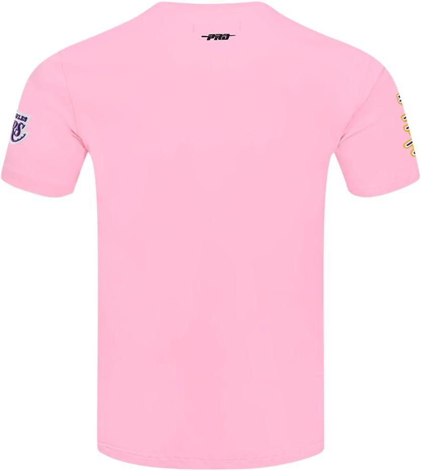 image:imagePro Standard NBA Mens Mens NBA Classic Chenille Cotton Single Jersey Short Sleeve TeePink