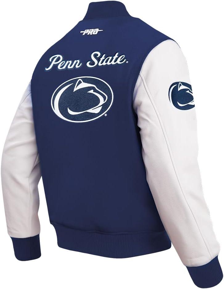 image:imagePro Standard NCAA mens Mens College Classic Chenille Wool Varsity JacketBlue