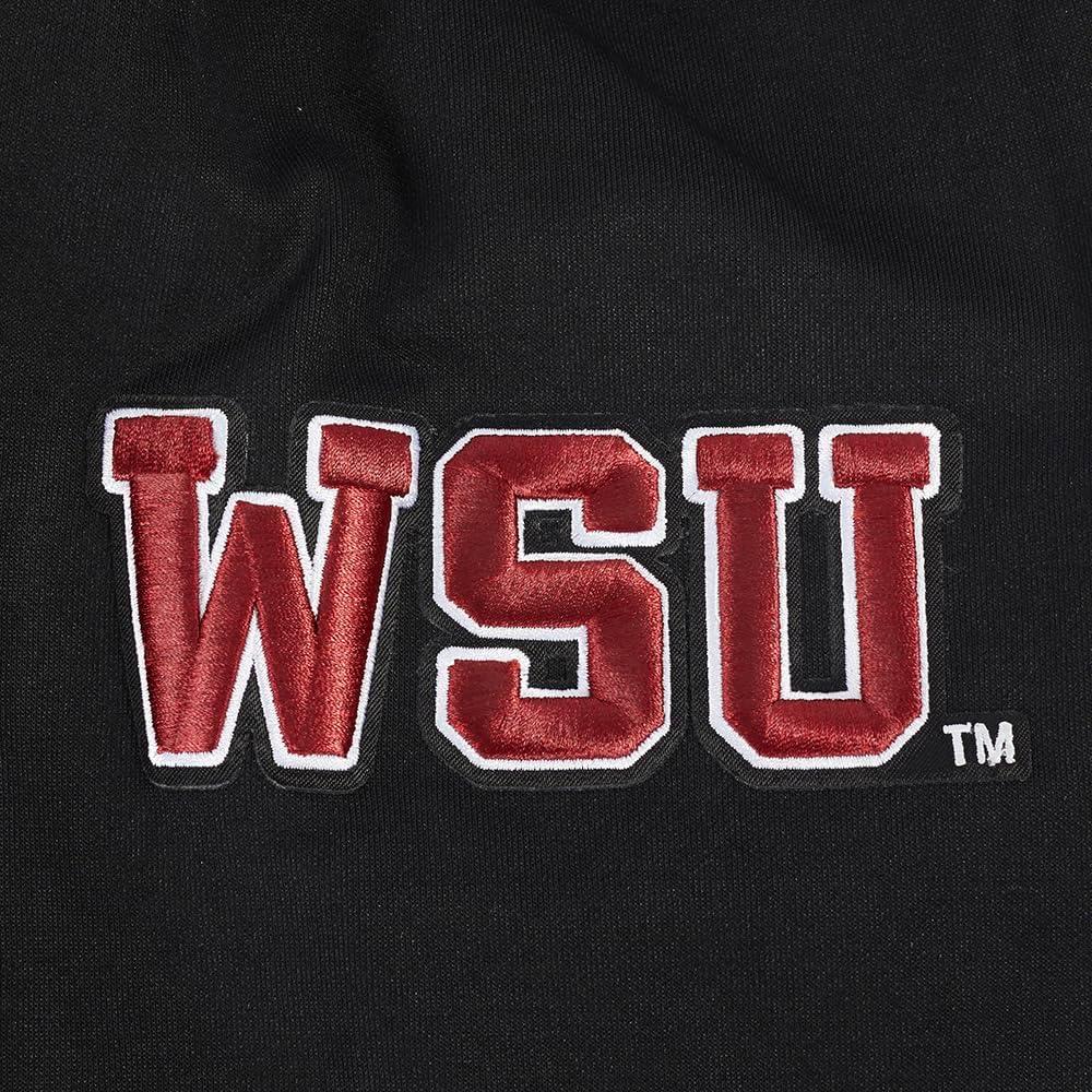image:imagePro Standard NCAA mens Pro Standard Mens Classic Chenille Cotton Double Knit Pull Over HoodieBlack