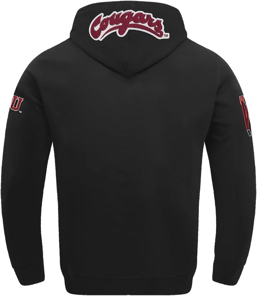 image:imagePro Standard NCAA mens Pro Standard Mens Classic Chenille Cotton Double Knit Pull Over HoodieBlack