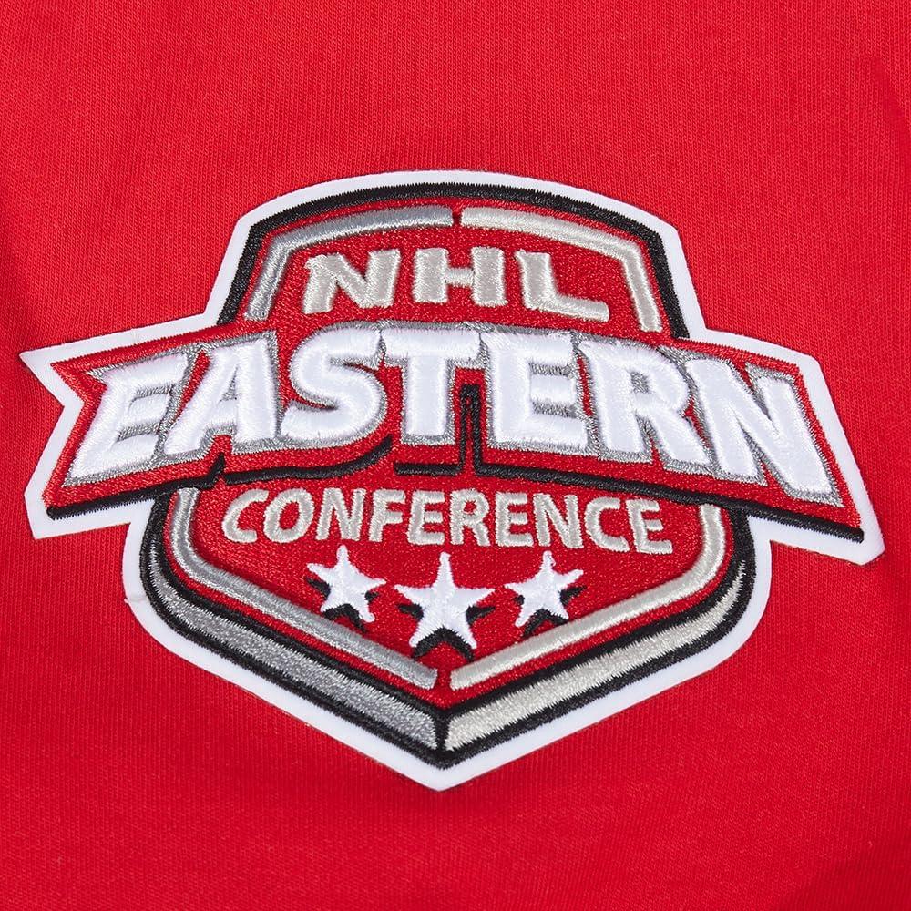 image:imagePro Standard NHL Mens Pro Standard Mens NHL Classic Chenille Cotton Double Knit Short Sleeve TeeRed