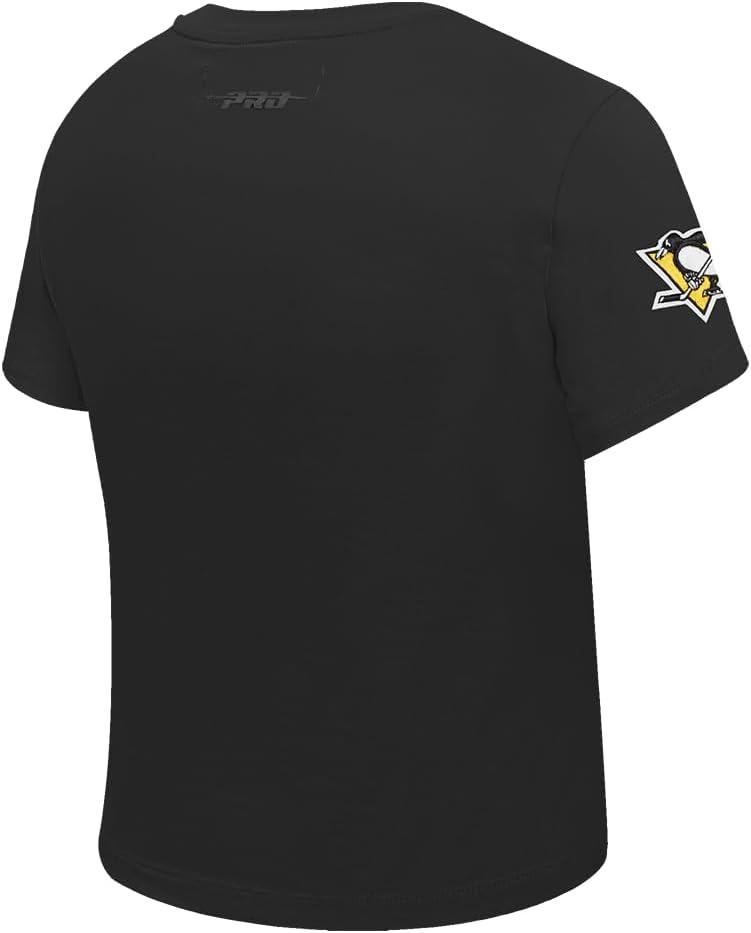 image:imagePro Standard NHL Womens Pro Standard Womens NHL Classic Chenille Short Sleeve Slim Fit TeeBlack