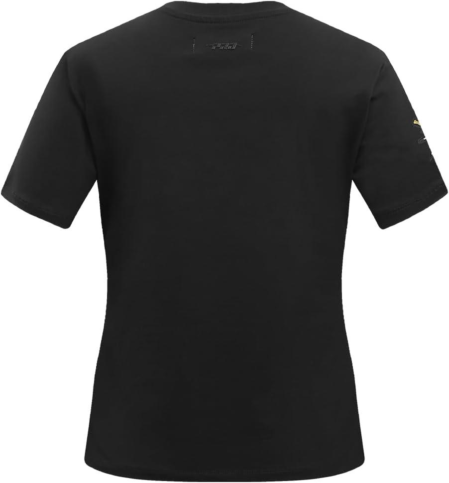 image:imagePro Standard NHL Womens Pro Standard Womens NHL Classic Chenille Short Sleeve Slim Fit TeeBlack