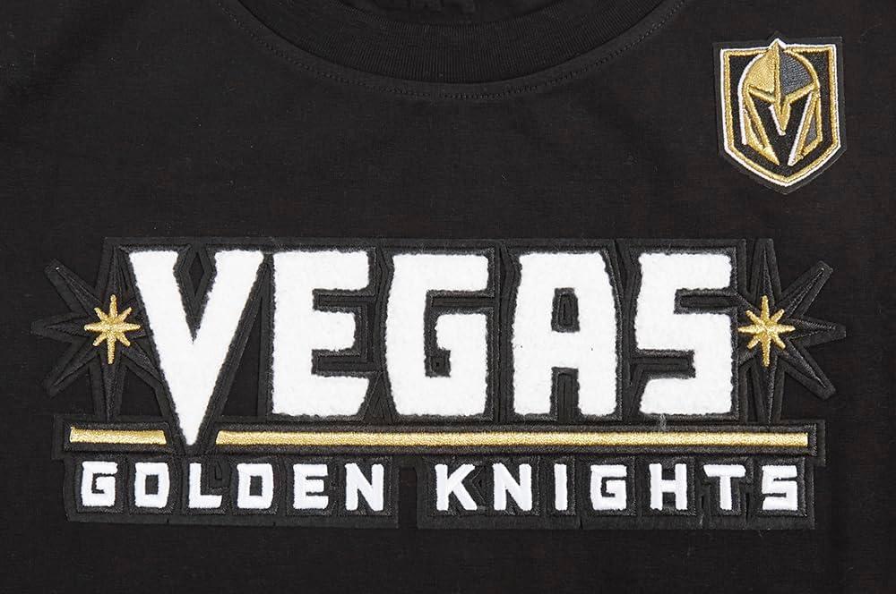 image:imagePro Standard NHL Womens Pro Standard Womens NHL Classic Chenille Short Sleeve Slim Fit TeeBlack