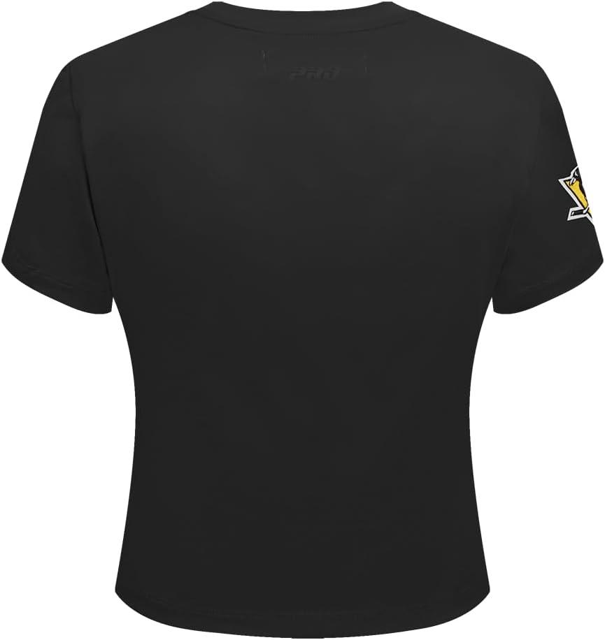 image:imagePro Standard NHL Womens Pro Standard Womens NHL Classic Chenille Short Sleeve Slim Fit TeeBlack