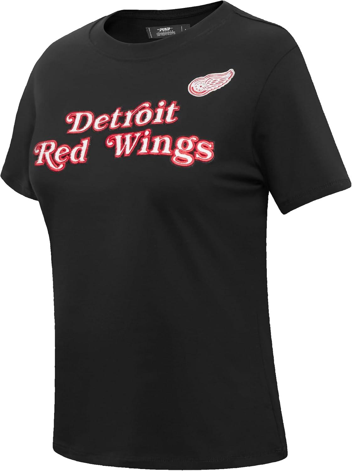 image:imagePro Standard NHL Womens Pro Standard Womens NHL Classic Chenille Short Sleeve Slim TeeBlack