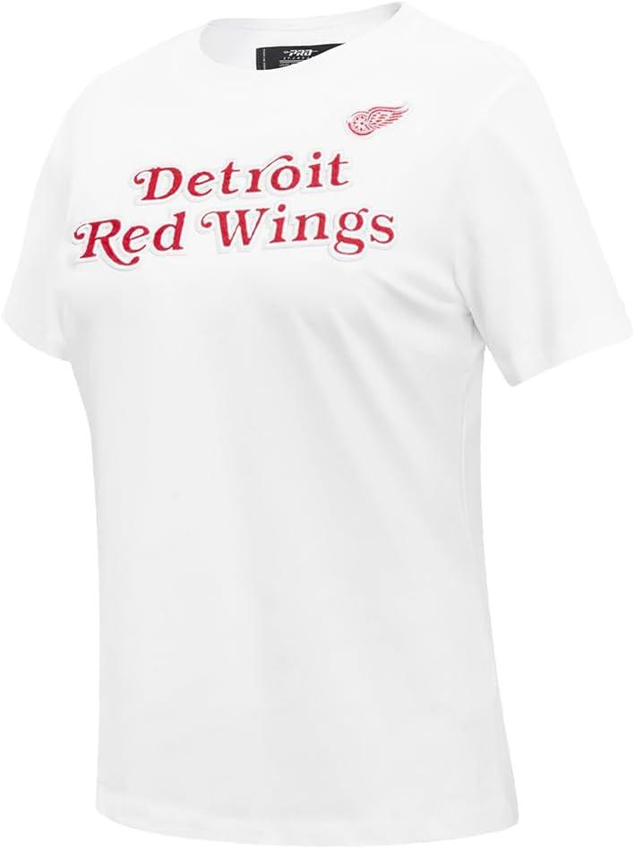 image:imagePro Standard NHL Womens Pro Standard Womens NHL Classic Chenille Short Sleeve Slim TeeWhite