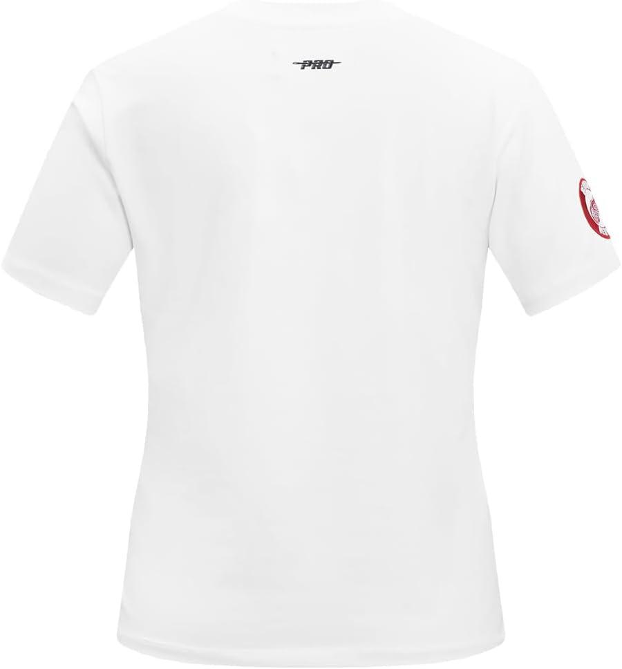 image:imagePro Standard NHL Womens Pro Standard Womens NHL Classic Chenille Short Sleeve Slim TeeWhite