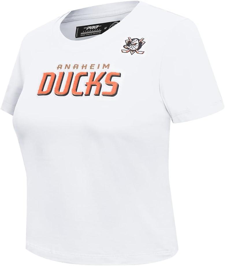 image:imagePro Standard NHL Womens Pro Standard Womens NHL Classic Chenille Short Sleeve Slim TeeWhite