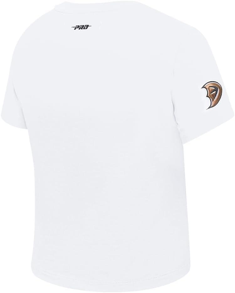 image:imagePro Standard NHL Womens Pro Standard Womens NHL Classic Chenille Short Sleeve Slim TeeWhite