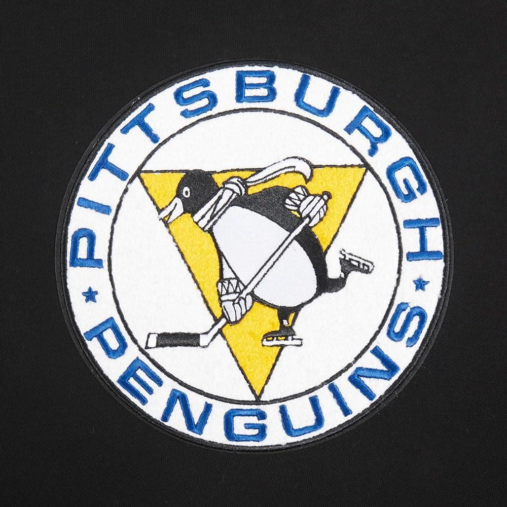 image:imagePro Standard NHL Womens Retro Classics Brushed Back French Terry Cropped Pullover HoodieBlackYellow