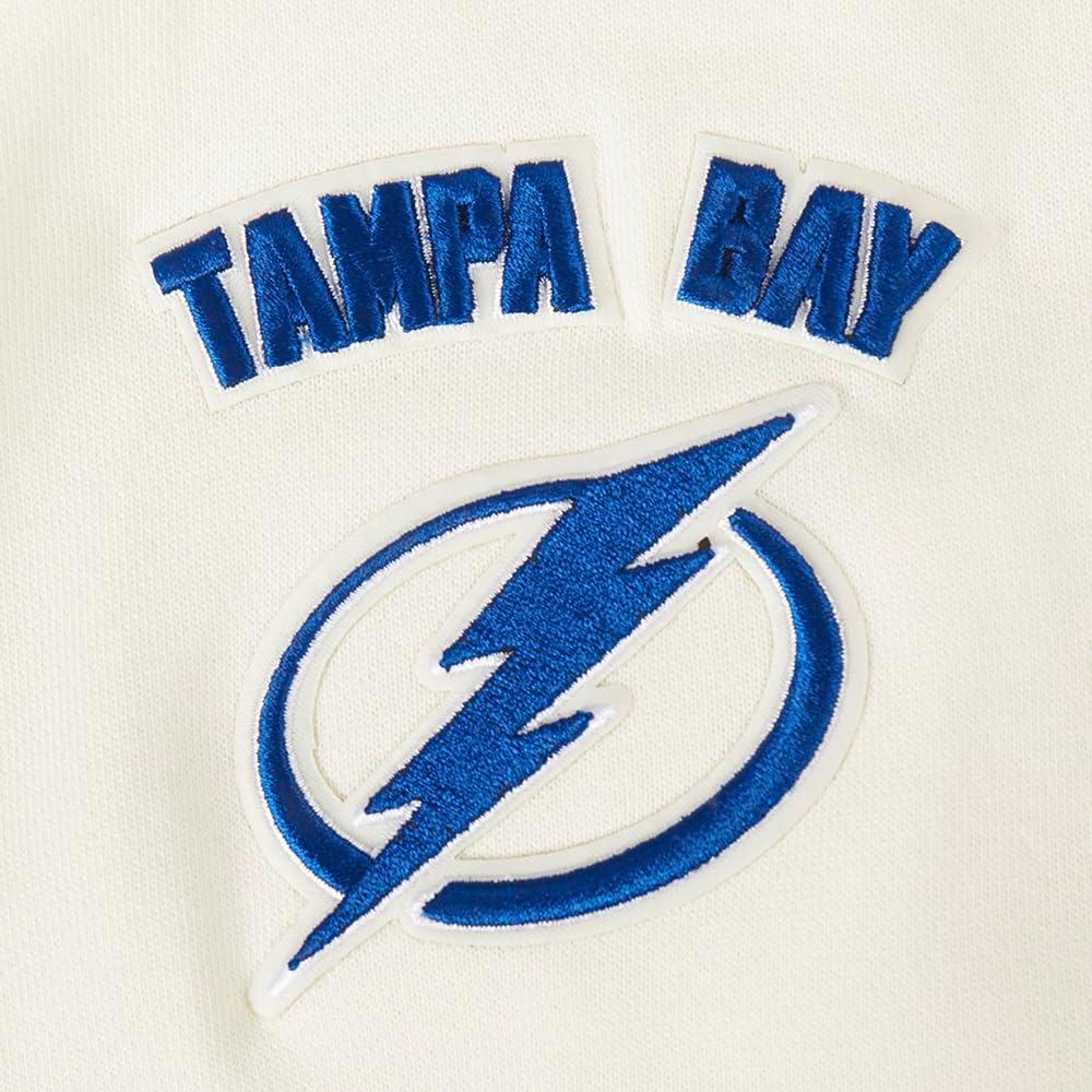 image:imagePro Standard NHL Womens Retro Classics Brushed Back French Terry Cropped Pullover HoodieEggshellDodger Blue