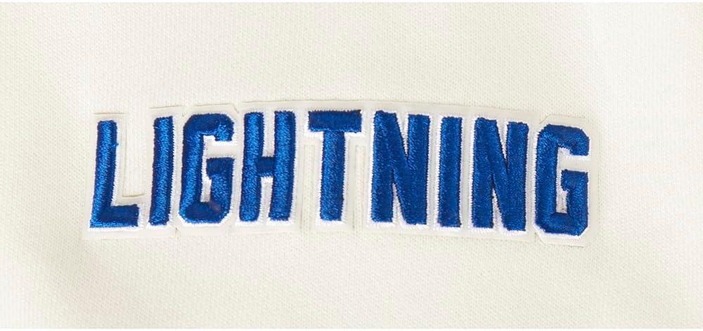 image:imagePro Standard NHL Womens Retro Classics Brushed Back French Terry Cropped Pullover HoodieEggshellDodger Blue