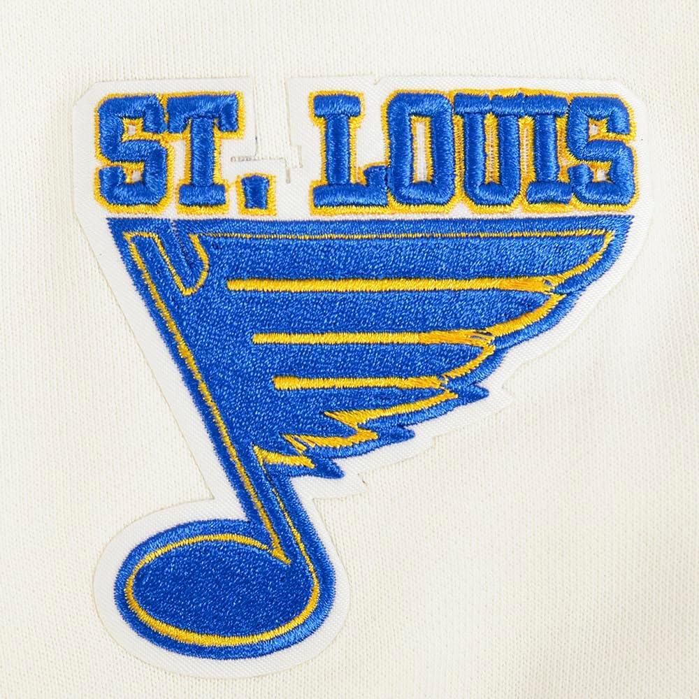 image:imagePro Standard NHL Womens Retro Classics Brushed Back French Terry Cropped Pullover HoodieEggshellRoyal Blue