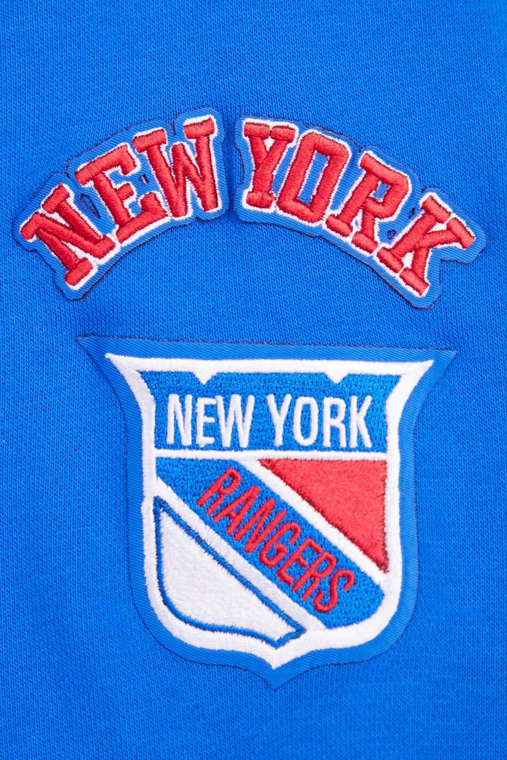 image:imagePro Standard NHL Womens Retro Classics Brushed Back French Terry Cropped Pullover HoodieRoyal BlueRed