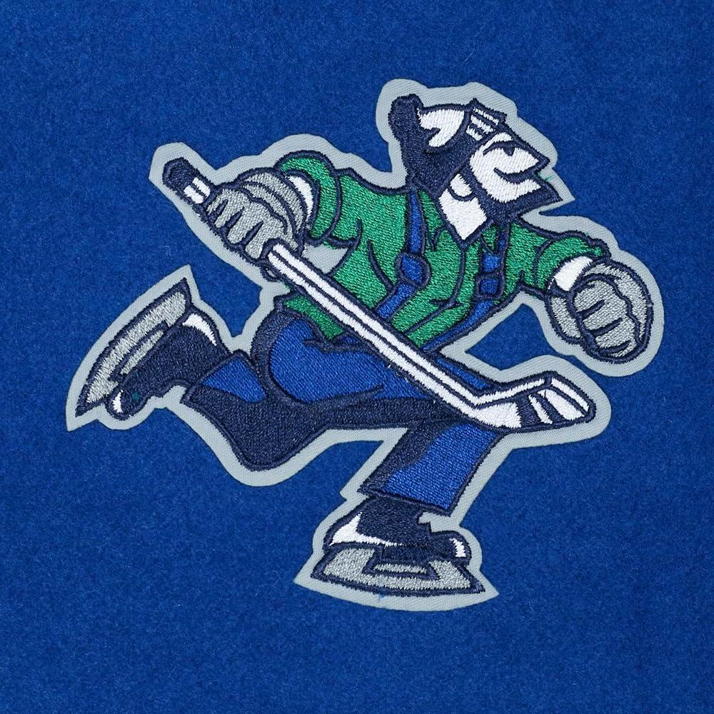 image:imagePro Standard NHL womens Pro Standard Womens Nhl Classic Chenille Wool Varsity JacketDodger BlueWhite
