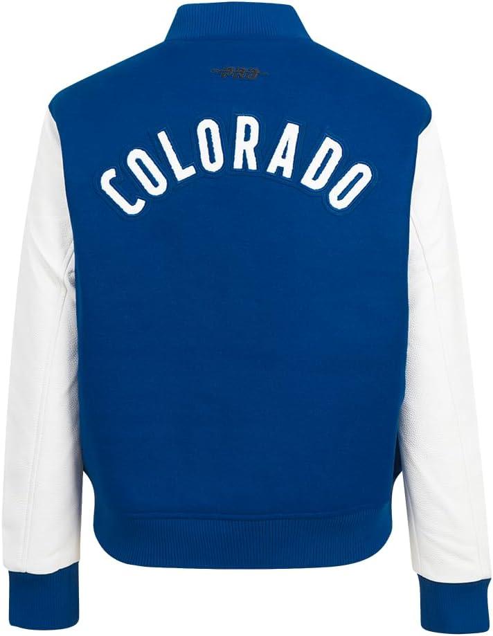 image:imagePro Standard NHL womens Pro Standard Womens Nhl Classic Chenille Wool Varsity JacketDodger BlueWhite