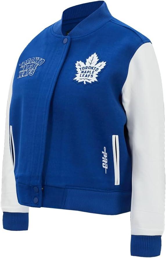 image:imagePro Standard NHL womens Pro Standard Womens Nhl Classic Chenille Wool Varsity JacketDodger BlueWhite
