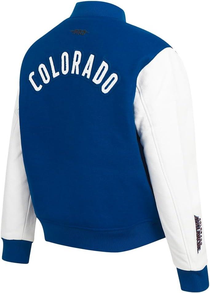 image:imagePro Standard NHL womens Pro Standard Womens Nhl Classic Chenille Wool Varsity JacketDodger BlueWhite