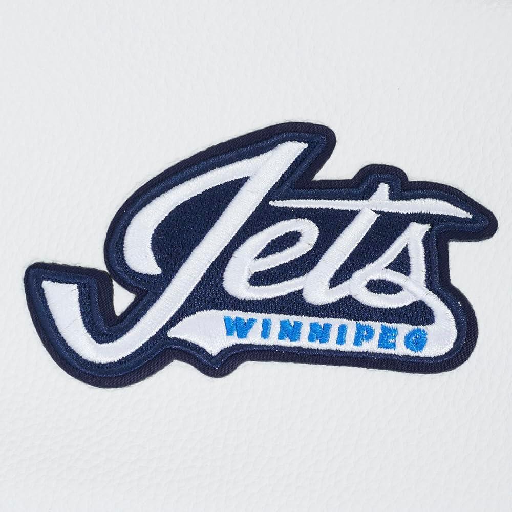 image:imagePro Standard NHL womens Pro Standard Womens Nhl Classic Chenille Wool Varsity JacketMidnight NavyWhite