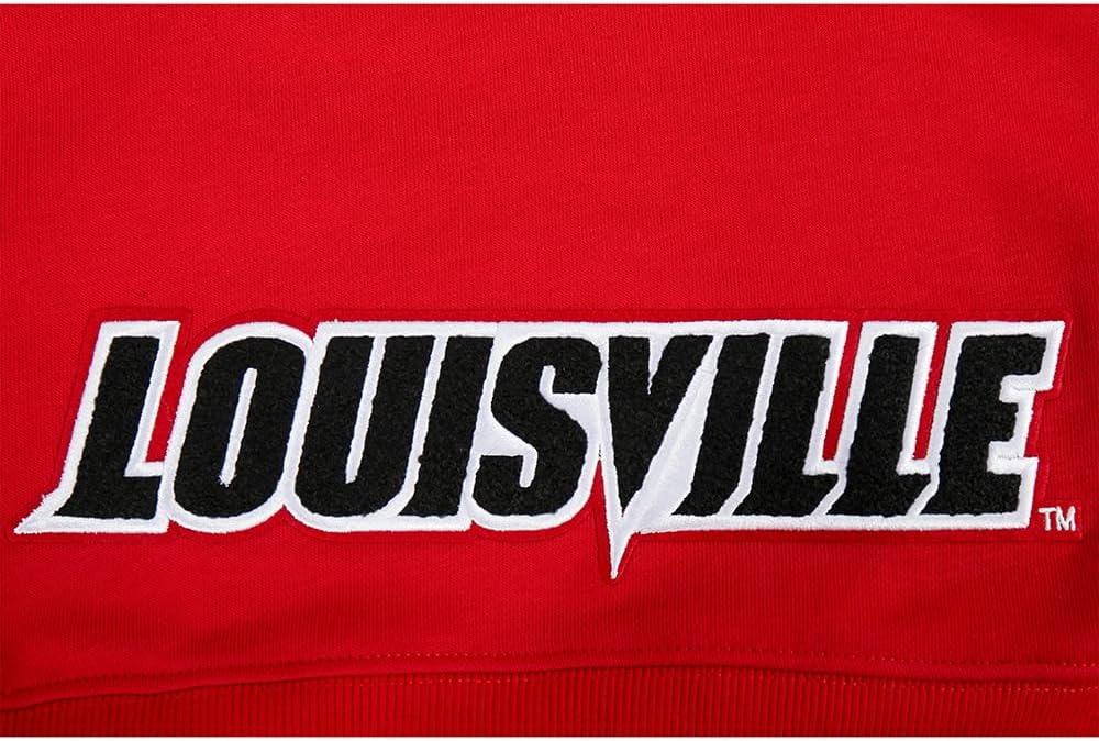 image:imagePro Standard Womens College Classic Chenille Cropped Pullover HoodieRed
