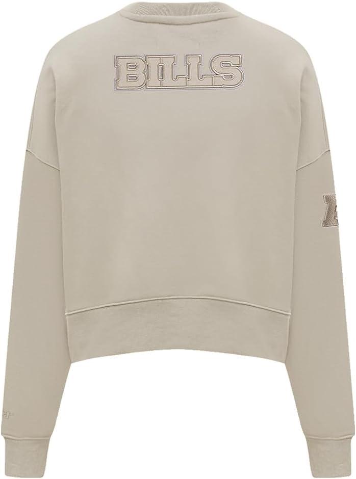 image:imagePro Standard Womens NFL Buffalo Bills Neutral Crewneck Sweatshirt Taupe 2XL