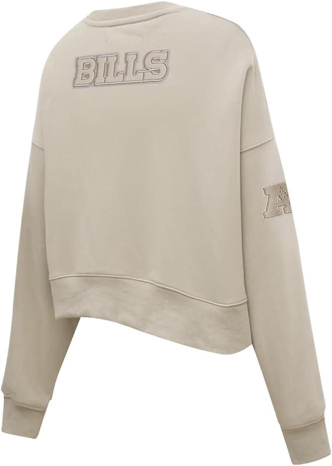 image:imagePro Standard Womens NFL Buffalo Bills Neutral Crewneck Sweatshirt Taupe 2XL