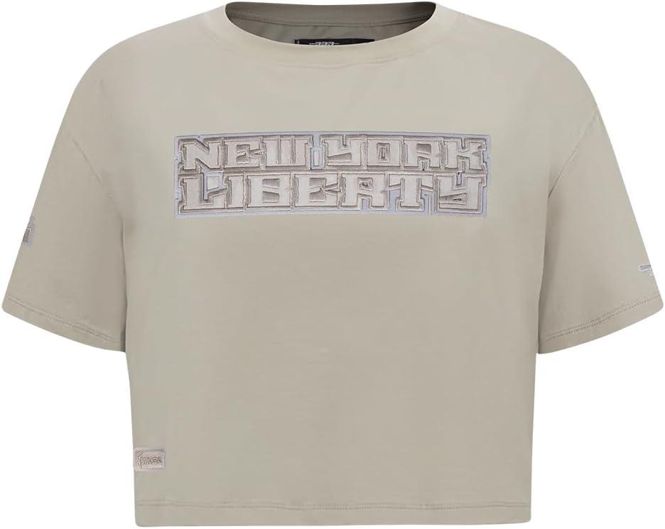 image:imagePro Standard Womens WNBA Neutral Cotton Short Sleeve Boxy TeeTaupe