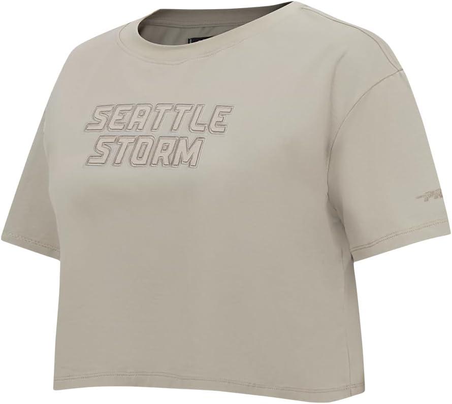 image:imagePro Standard Womens WNBA Neutral Cotton Short Sleeve Boxy TeeTaupe