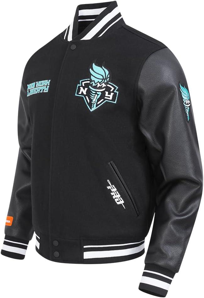 image:imagePro Standard mens Pro Standard Mens Wnba Retro Classics Wool Varsity JacketBlack