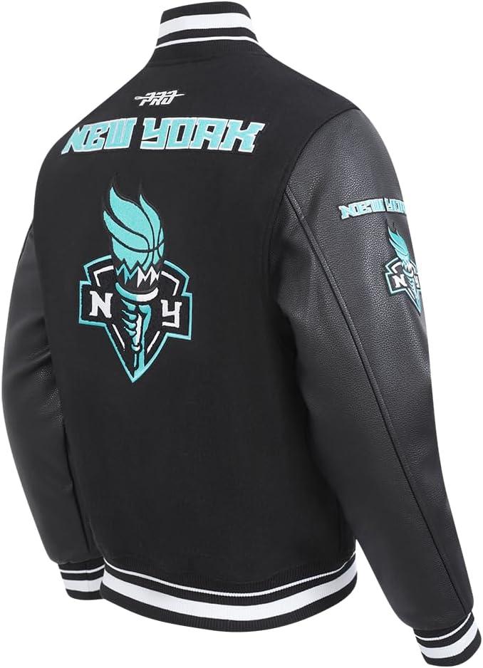 image:imagePro Standard mens Pro Standard Mens Wnba Retro Classics Wool Varsity JacketBlack