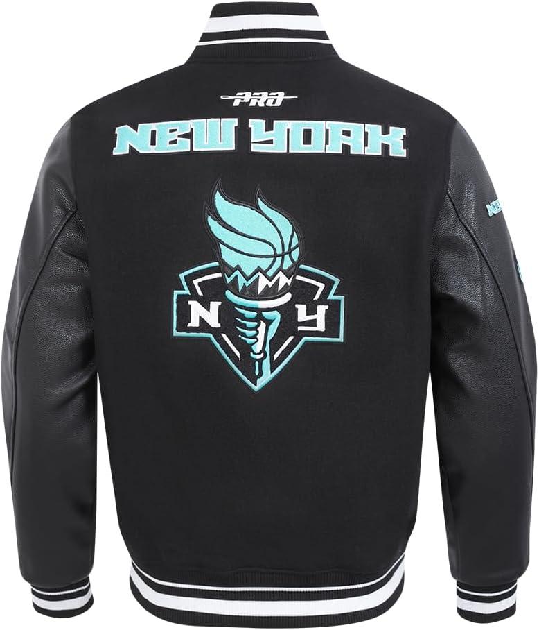 image:imagePro Standard mens Pro Standard Mens Wnba Retro Classics Wool Varsity JacketBlack