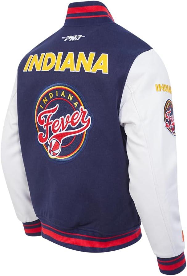 image:imagePro Standard mens Pro Standard Mens Wnba Retro Classics Wool Varsity JacketMidnight NavyRedMidnight Navy