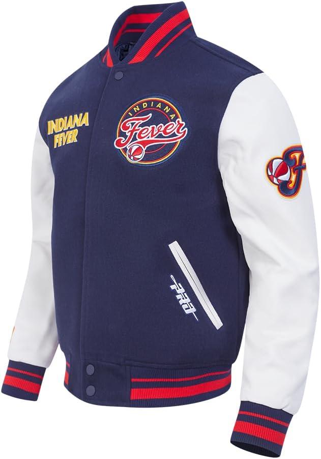 image:imagePro Standard mens Pro Standard Mens Wnba Retro Classics Wool Varsity JacketMidnight NavyRedMidnight Navy