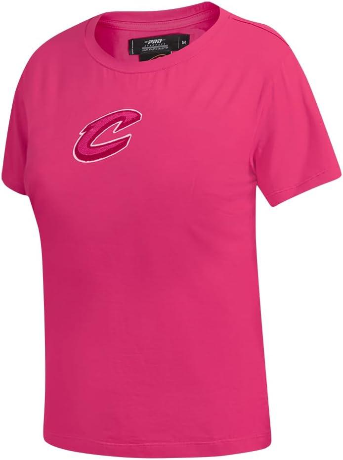 image:imageWomens NBA Classic Triple Pink Cotton Short Sleeve Slim Fit TeeBeetroot Purple