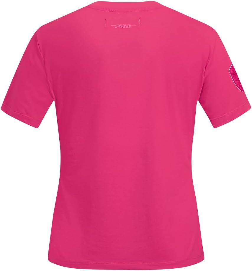 image:imageWomens NBA Classic Triple Pink Cotton Short Sleeve Slim Fit TeeBeetroot Purple