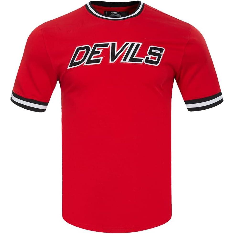 image:imageMens NHL Classic Chenille Short Sleeve TopRedBlack
