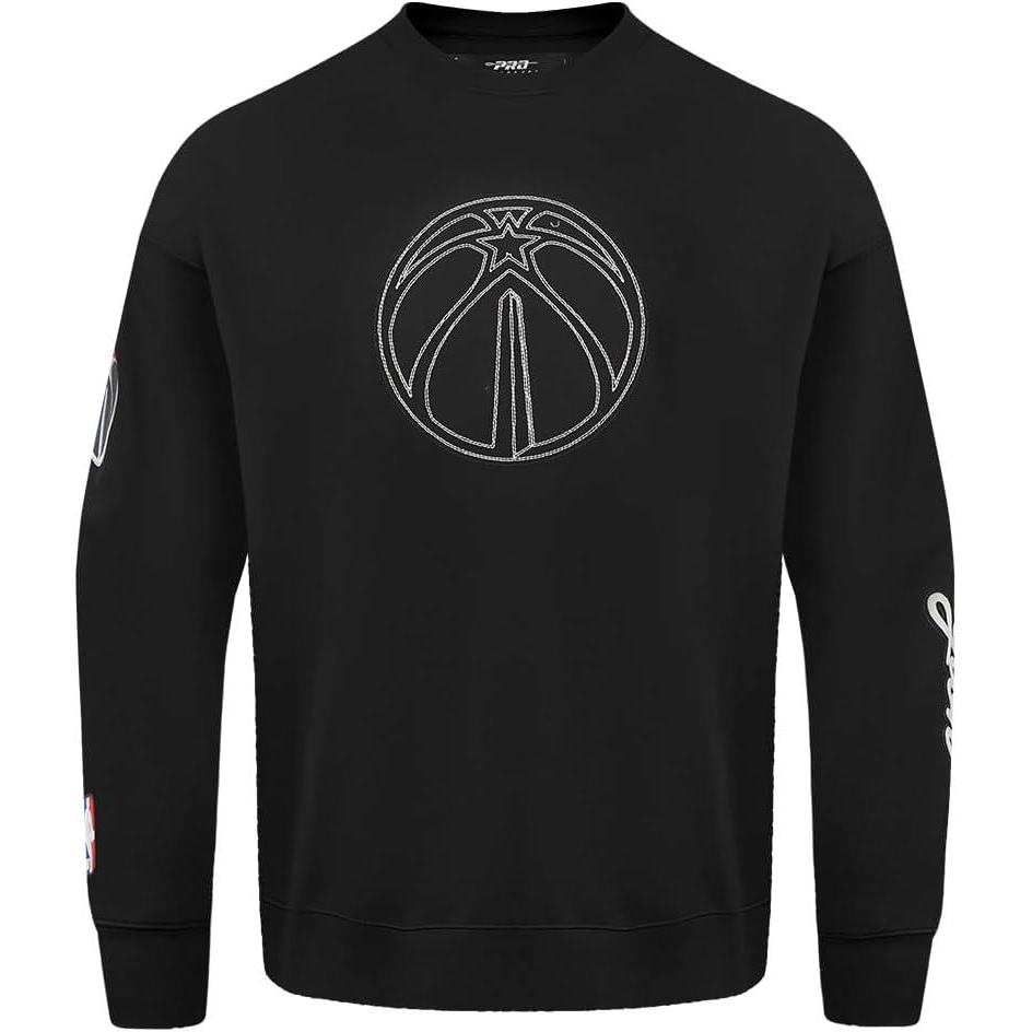 image:imagePro Standard Mens NBA Classic Chenille Cotton Double Knit Full Zip HoodieGray