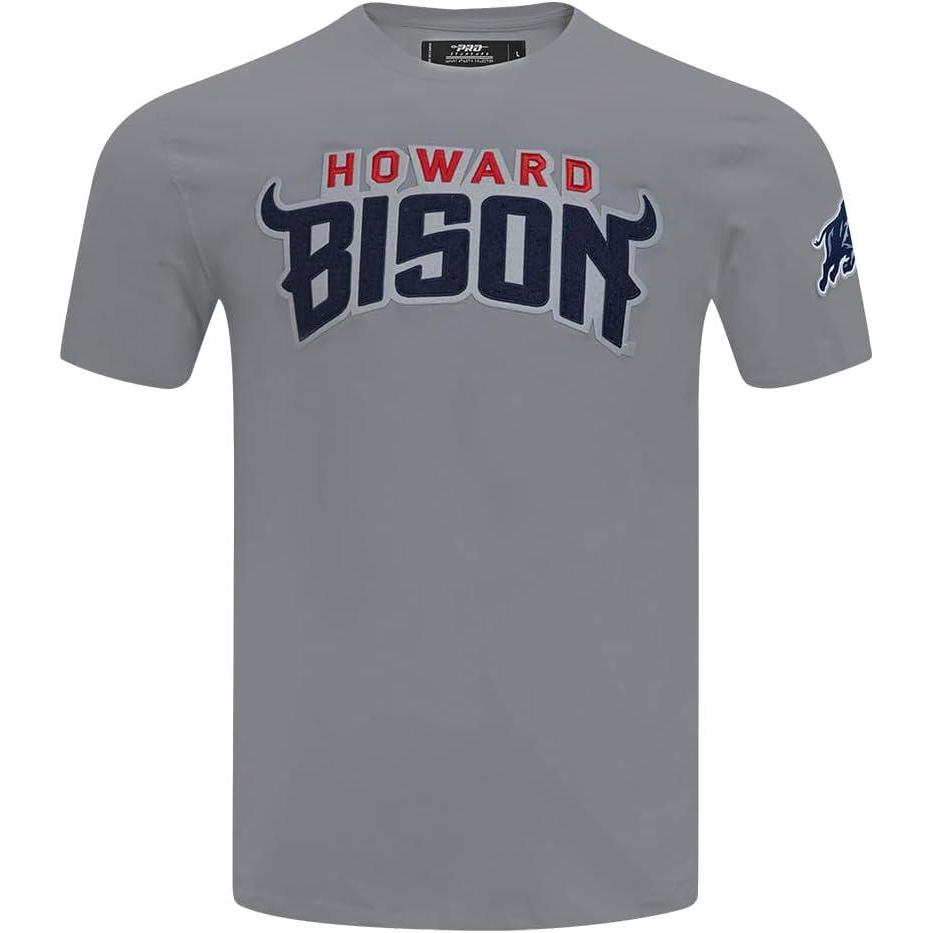 image:imagePro Standard Mens Pro Standard Mens College Classic Chenille Short Sleeve TeeGray