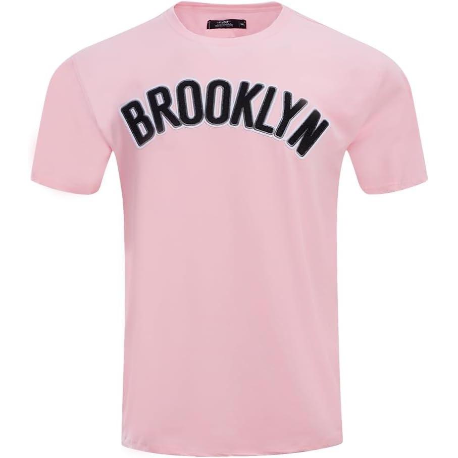 image:imagePro Standard NBA Mens Mens NBA Classic Chenille Cotton Single Jersey Short Sleeve TeePink