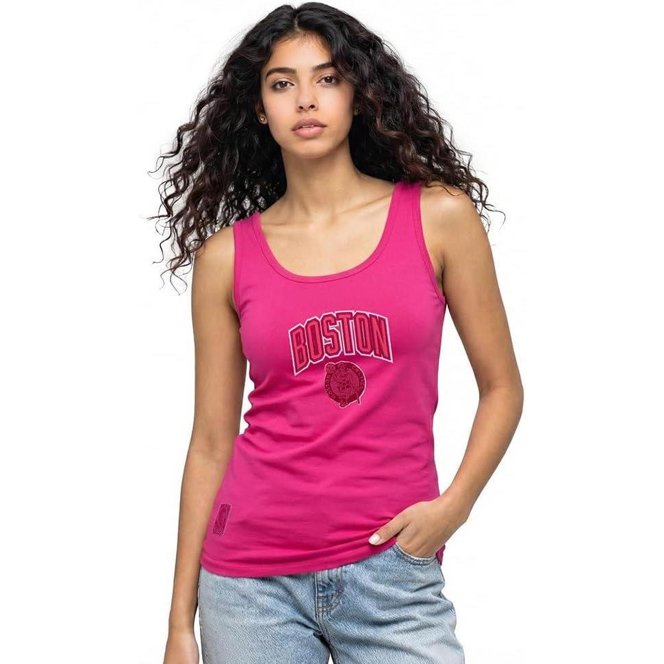 image:imagePro Standard NBA Womens Womens NBA Classic Triple Pink Cotton Tank TopBeetroot Purple