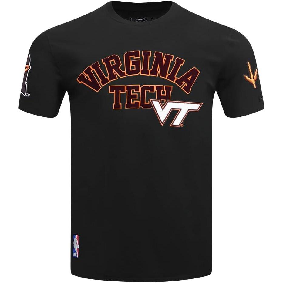 image:imagePro Standard NCAA Mens Mens College Classic Chenille Cotton Short Sleeve TeeBlack