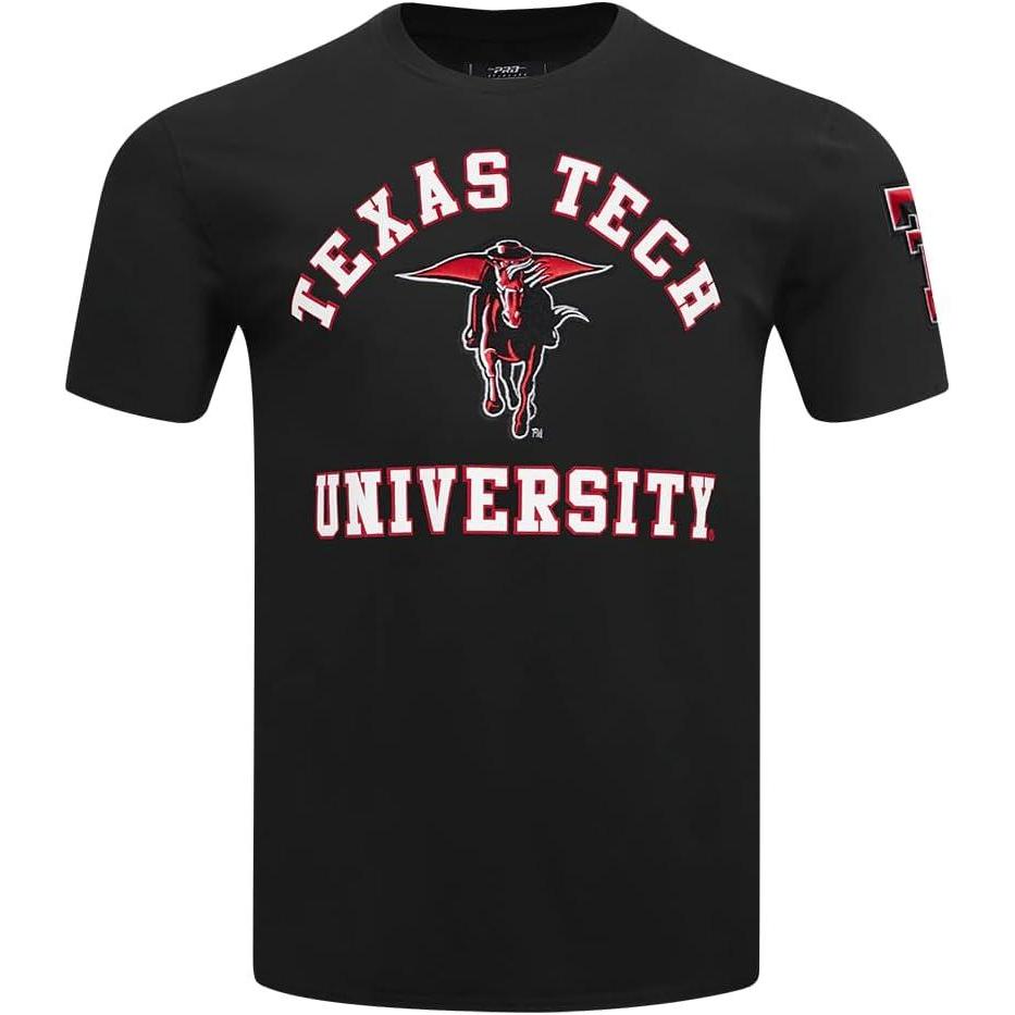 image:imagePro Standard NCAA Mens Pro Standard Mens College Classic Chenille Short Sleeve TeeBlack