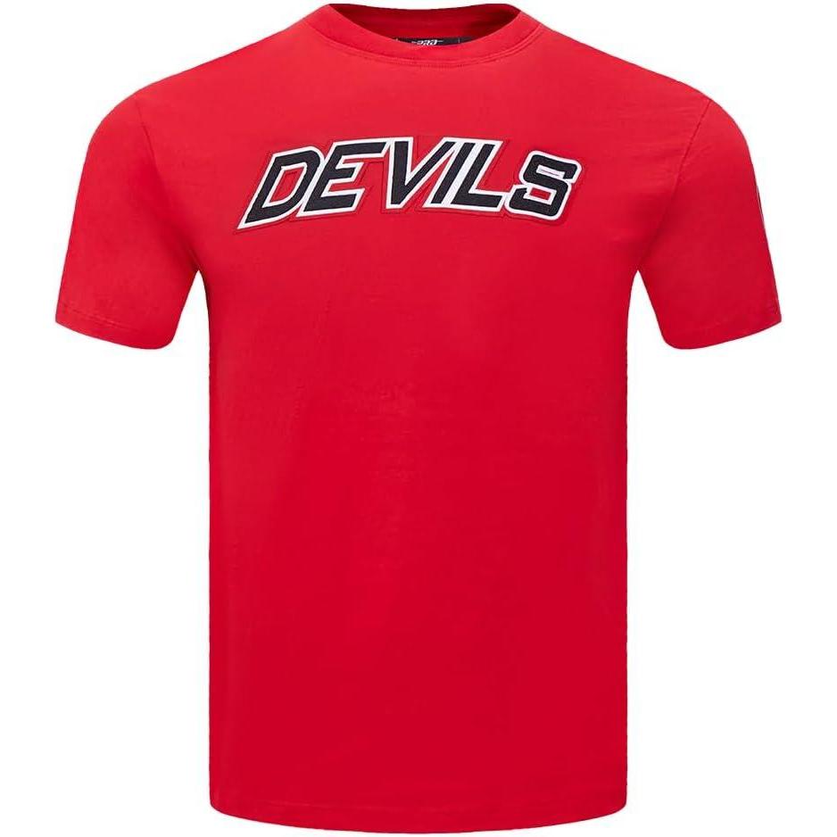 image:imagePro Standard NHL Mens Pro Standard Mens NHL Classic Chenille Short Sleeve TeeRed