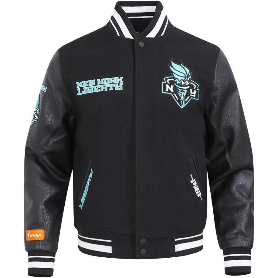 image:imagePro Standard mens Pro Standard Mens Wnba Retro Classics Wool Varsity JacketBlack