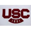 Mens College University of South Carolina College Classic Chenille Short Sleeve Tee White XL
