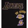 Mens NBA Retro Classics Cotton Taping Tee(Black/Purple/Yellow)