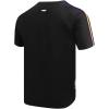 Mens NBA Retro Classics Cotton Taping Tee(Black/Purple/Yellow)