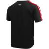 Mens NBA Retro Classics Cotton Taping Tee(Black/Red/Black)